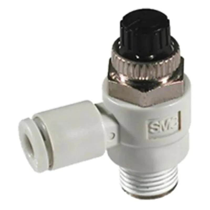 SMC AS Series Speed Controller with R Thread Inlet and Tube Outlet, Maximum Operating Pressure 1 Mpa AS2201FM-01-06
