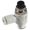 SMC AS Series Speed Controller with R Thread Inlet and Tube Outlet, Maximum Operating Pressure 1 Mpa AS2201FM-01-06