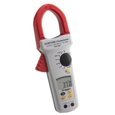 Megger DCM1500 AC/DC Clamp Meter 1.5 kA, 1500 V DC, 750 V AC, CAT IV Non-Contact Voltage Detector DCM1500