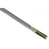 RS PRO Control Cable 7 Cores 0.5mm² 20 AWG Screened Stranded Grey PVC Sheath 50m 827-4167
