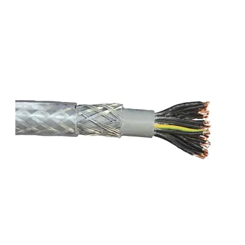 RS PRO Screened Control Cable, 18 Cores 0.75mm² 18 AWG, Transparent Polyvinyl Chloride Sheath, 50 m Length 827-4237