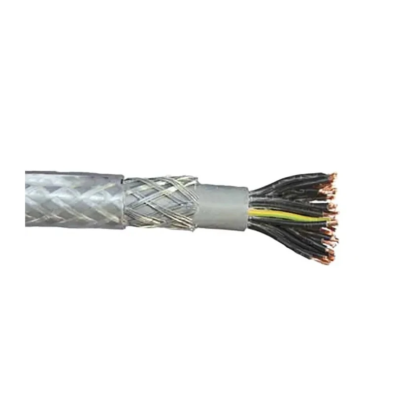 RS PRO Screened Control Cable 25 Cores 0.75mm² 18 AWG Transparent Polyvinyl Chloride Sheath 50 m 827-4230