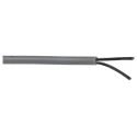 RS PRO Control Cable, 2 Cores 1mm² 17 AWG, Unscreened, 50 m Length, Grey Polyvinyl Chloride Sheath 827-4246