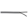 RS PRO Control Cable, 2 Cores 1mm² 17 AWG, Unscreened, 50 m Length, Grey Polyvinyl Chloride Sheath 827-4246