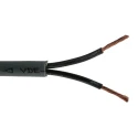 RS PRO Control Cable 2 Cores 1.5mm² 15 AWG Unscreened 50 m Grey Polyvinyl Chloride Sheath 827-4240