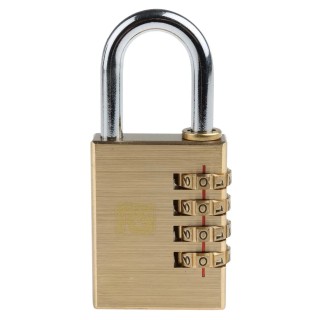 Kasp Brass Combination Padlock 6 mm Shackle Diameter 35 mm Length 40 mm Body 827-4423