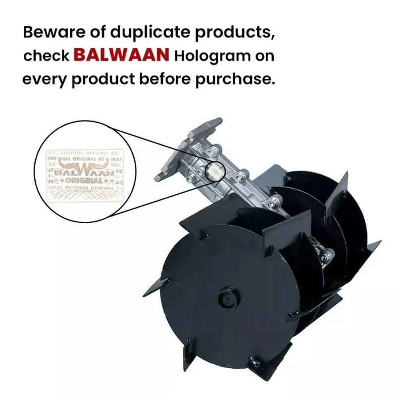 Buy Balwaan 28mm Cross Tiller Attachment Silver at Best Price