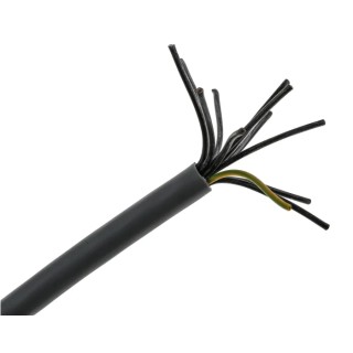 RS PRO Control Cable 12 Cores 0.5mm² 20 AWG Unscreened Grey Polyvinyl Chloride Sheath 50 m 827-4300