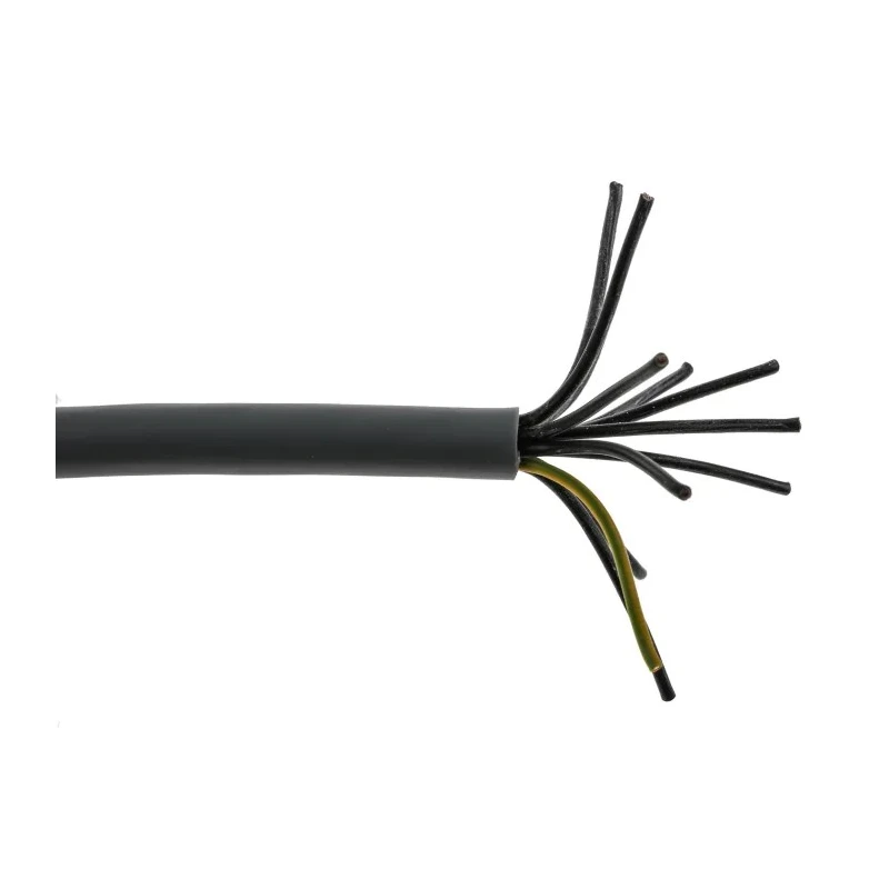 RS PRO Control Cable 12 Cores 0.5mm² 20 AWG Unscreened Grey Polyvinyl Chloride Sheath 50 m 827-4300
