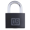 RS PRO Key Brass Padlock, 6 mm Shackle Diameter, 28 mm Shackle Length, 43mm Body 827-4394