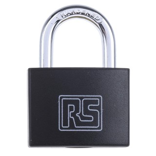 RS PRO Key Brass Padlock, 6 mm Shackle Diameter, 28 mm Shackle Length, 43mm Body 827-4394
