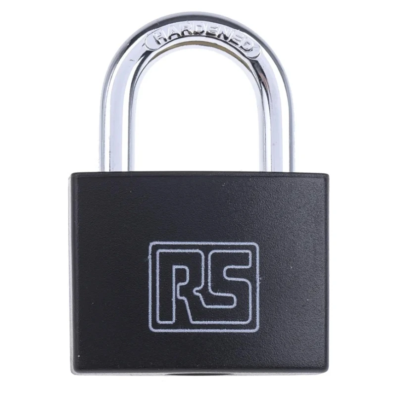 RS PRO Key Brass Padlock, 6 mm Shackle Diameter, 28 mm Shackle Length, 43mm Body 827-4394