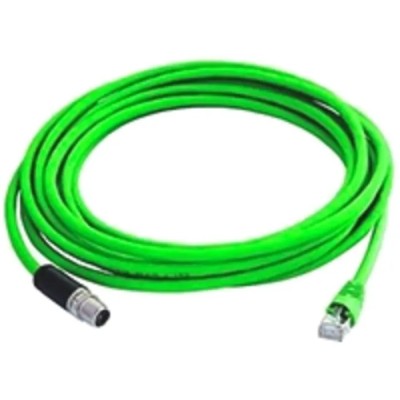 Telegartner Cat6a Shielded Ethernet Cable, 3 m, Polyurethane Jacket, Green 