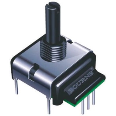 Bourns ECW Series Incremental Digital Contacting Encoder 10V dc, 24 ppr, Digital Signal, Solid Shaft 6.35 ECW1J-C24-AC0024L