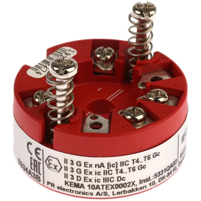 PR Electronics 5300 Temperature Transmitter Thermocouple, Voltage Input 35V dc, Operating Temperature -40°C to 85°C 5334A3B