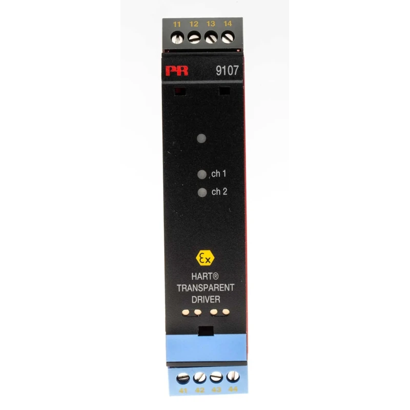 PR Electronics 9100 Series HART Transparent Driver Current Input Relay Current Output 19.2V dc 31.2V dc Supply 9107BB