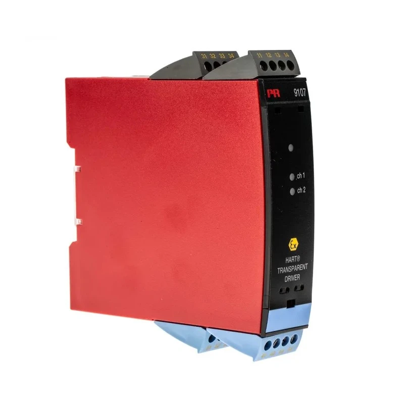 PR Electronics 9100 Series HART Transparent Driver Current Input Relay Current Output 19.2V dc 31.2V dc Supply 9107BB