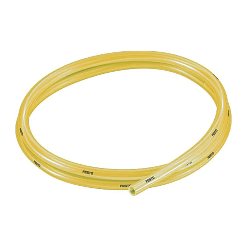 Festo Compressed Air Pipe Yellow Polyurethane 8 mm 50 m Hydrolysis Resistant Industrial Hose PUN-H-8X1,25-TGE