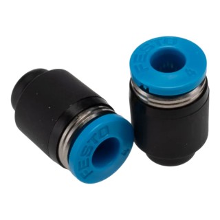 Festo QSC Series Tubing Cap Polybutylene Terephthalate 4 mm Push-In, 14 Bar Pressure QSC-4