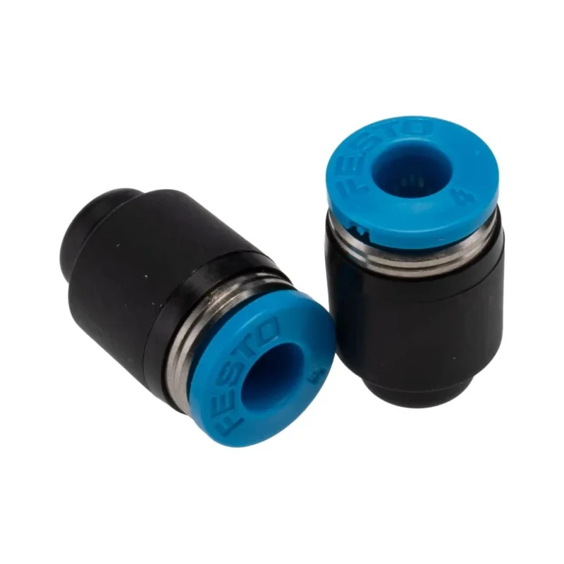 Festo QSC Series Tubing Cap Polybutylene Terephthalate 4 mm Push-In, 14 Bar Pressure QSC-4