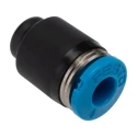 Festo QSC Series Tubing Cap Polybutylene Terephthalate 4 mm Push-In, 14 Bar Pressure QSC-4