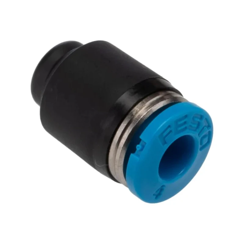 Festo QSC Series Tubing Cap Polybutylene Terephthalate 4 mm Push-In, 14 Bar Pressure QSC-4