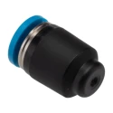 Festo QSC Series Tubing Cap Polybutylene Terephthalate 4 mm Push-In, 14 Bar Pressure QSC-4