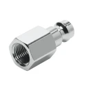 Festo Brass Pneumatic Quick Connect Coupling G1/8 Thread Nickel Plated 12 Bar KS3-1/8-I