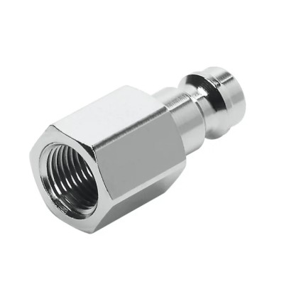 Festo Brass Pneumatic Quick Connect Coupling G1/8 Thread Nickel Plated 12 Bar KS3-1/8-I