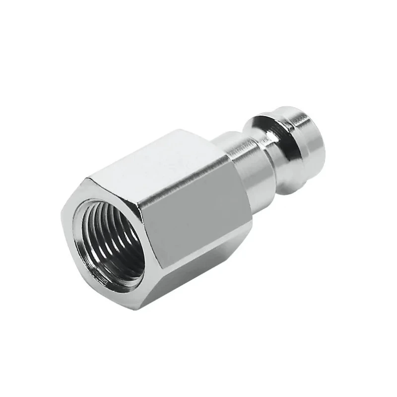Festo Brass Pneumatic Quick Connect Coupling G1/8 Thread Nickel Plated 12 Bar KS3-1/8-I