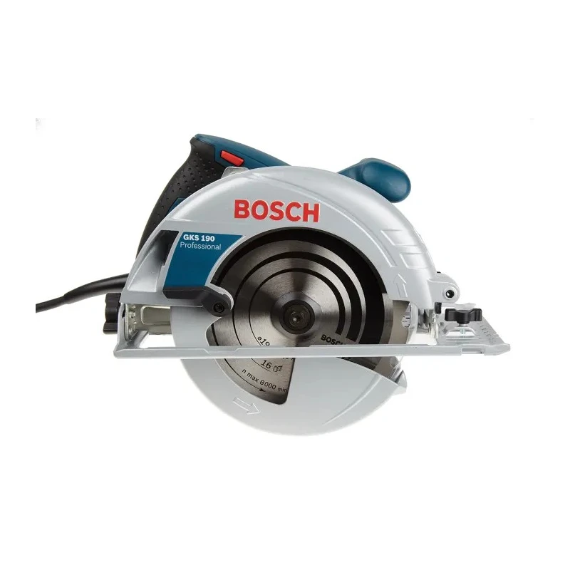 Bosch Corded Circular Saw 190 mm Blade Diameter 1.4 kW Power 230 V Brushed Motor GKS 0601623070