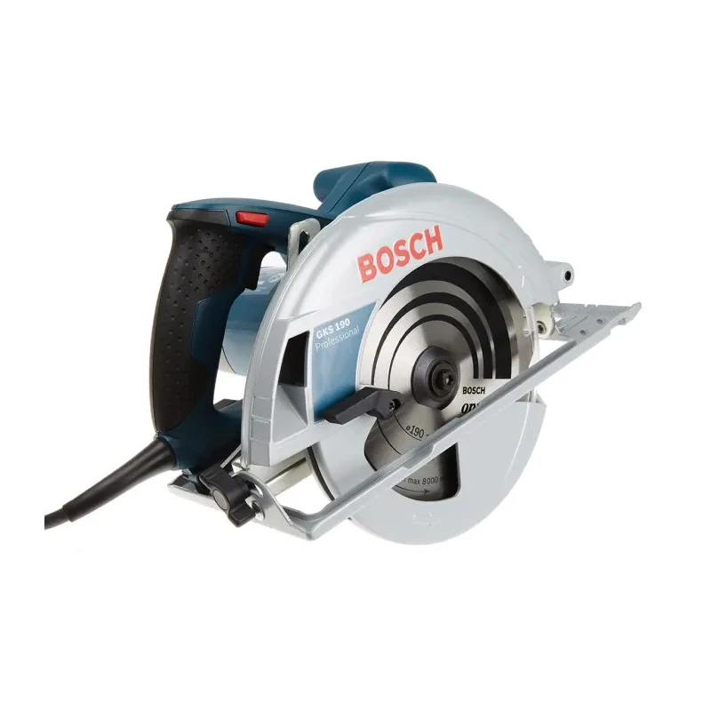 Bosch Corded Circular Saw 190 mm Blade Diameter 1.4 kW Power 230 V Brushed Motor GKS 0601623070