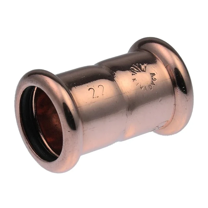 Pegler Yorkshire Copper Pipe Fitting Press Fit Coupler 38010