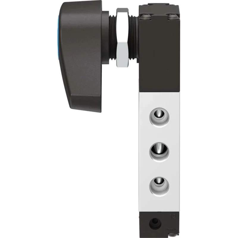 Festo Twist Selector Pneumatic Manual Control Valve, Aluminium Alloy Body, G 1/8 Port, 5/2 Valve Function VHEF-ES-M52-M-G18