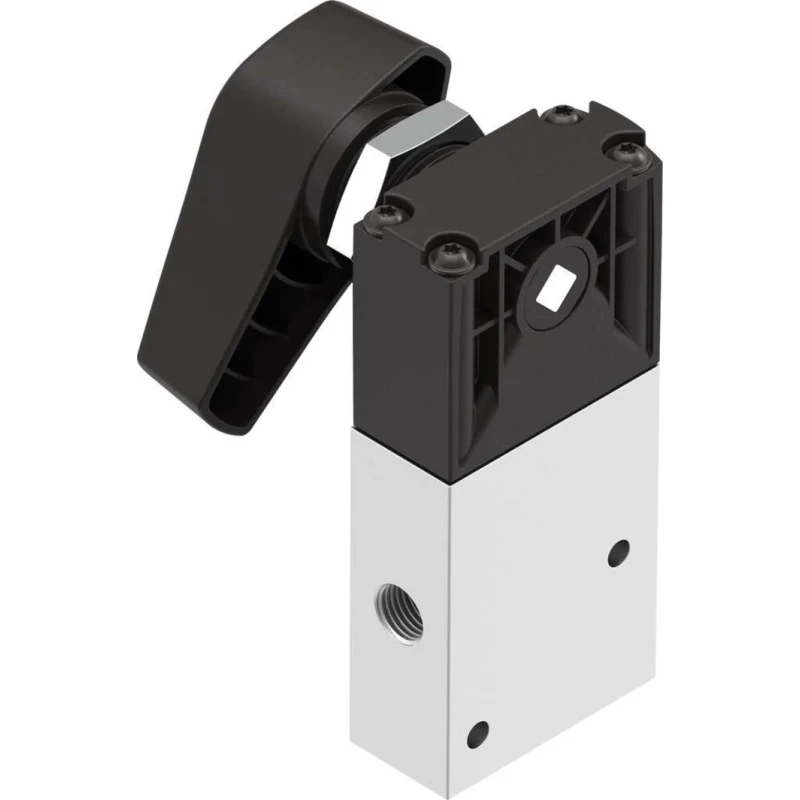 Festo Twist Selector Pneumatic Manual Control Valve VHEF Series G 1/8 Thread Aluminium Alloy Body 3/2 VHEF-EST-B32-G18