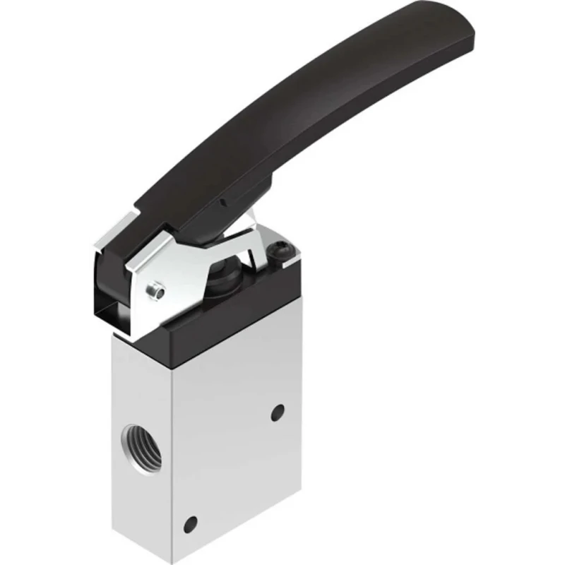 Festo Pneumatic Manual Control Valve VHEF Series G1/4, Aluminium Alloy Body, 870L/min Maximum Flow Rate VHEF-LT-M32-M-G14