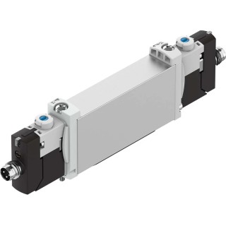 Festo Pneumatic Solenoid Valve 5/2 Way Bistable Aluminium Alloy Manifold Mount 24V dc 1W VUVG-B14-B52-ZT-F-1R8L