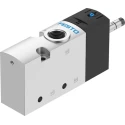 Festo Pneumatic Solenoid Valve 3/2 NC Single Solenoid 3 Ports G 3/8 Die Cast Aluminium Body VUVS-L30-M32C-MD-G38-F8