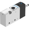 Festo Pneumatic Solenoid Valve 3/2 NC Single Solenoid 3 Ports G 3/8 Die Cast Aluminium Body VUVS-L30-M32C-MD-G38-F8