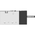 Festo Pneumatic Solenoid Valve 3/2 NC Single Solenoid 3 Ports G 3/8 Die Cast Aluminium Body VUVS-L30-M32C-MD-G38-F8