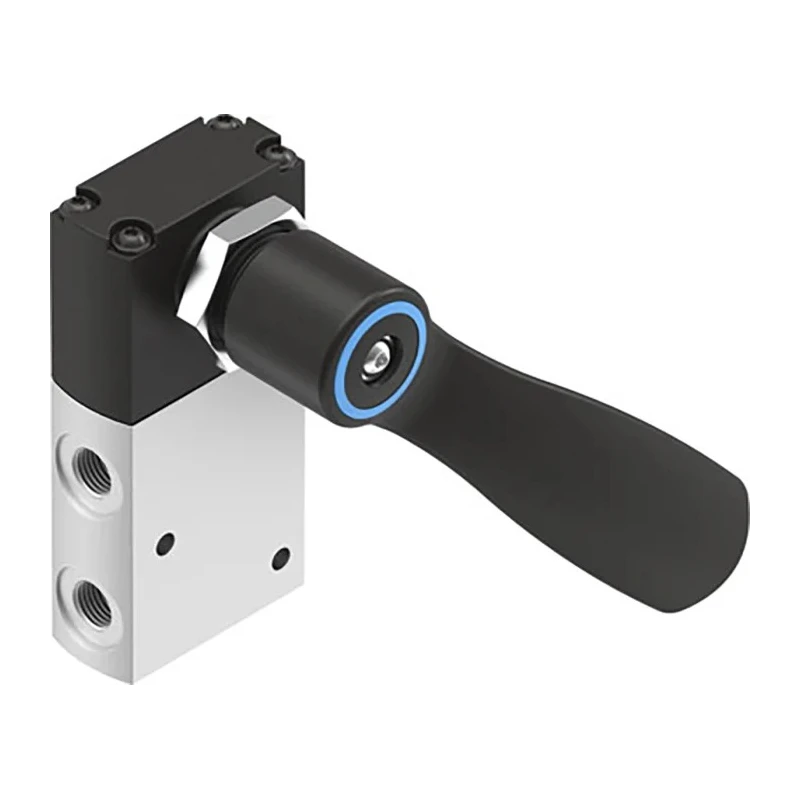 Festo Lever Pneumatic Manual Control Valve 3/2 Function Aluminium Alloy, 10 bar, 750L/min, G 1/8 VHEF-HST-M32-M-G18