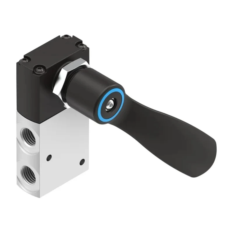 Festo Lever Pneumatic Manual Control Valve 3/2 Function G 1/4 Port, Aluminium Alloy Body, 10 bar Pressure VHEF-HST-B32-G14