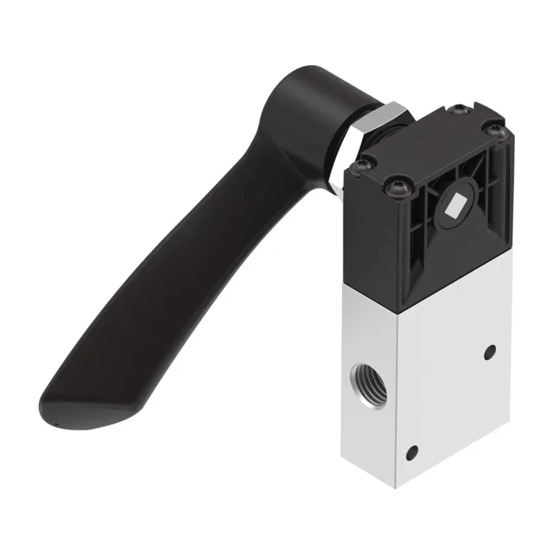 Festo Lever Pneumatic Manual Control Valve 3/2 Function G 1/4 Port, Aluminium Alloy Body, 10 bar Pressure VHEF-HST-B32-G14
