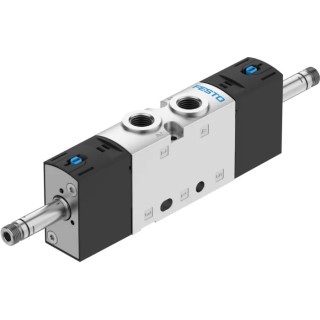 Festo Pneumatic Solenoid Valve 5 Port 5/2 Function Electric Actuation G 1/8 Port Size Die Cast VUVS-L20-B52-D-G18-F7