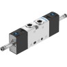 Festo Pneumatic Solenoid Valve 5 Port 5/2 Function Electric Actuation G 1/8 Port Size Die Cast VUVS-L20-B52-D-G18-F7
