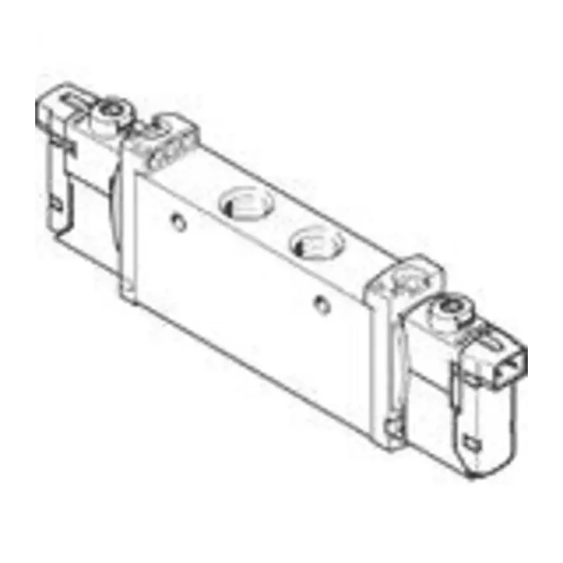 Festo 5/2 Way Bistable Aluminium Alloy Pneumatic Solenoid Valve, G 1/8 Port, 24V DC, 8 Bar Max VUVG-L14-B52-T-G18-1H2L-W1
