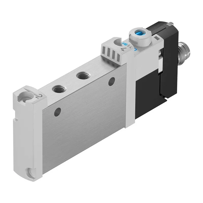 Festo 5/2 Way Monostable Solenoid Valve Aluminium Alloy Body 24V dc 1W VUVG-L10-M52-MT-M5-1R8L