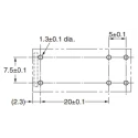 Omron Power Relay PCB Mount, 3V DC Coil, 16A Switching Current, SPST Contact, Low Profile G5RL-U1A-E DC3