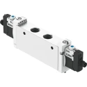 Festo 5/2 Solenoid Pneumatic Valve Aluminium Alloy Body 24V dc 1W VUVG-L18-B52-T-G14-1R8L