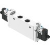Festo 5/2 Solenoid Pneumatic Valve Aluminium Alloy Body 24V dc 1W VUVG-L18-B52-T-G14-1R8L